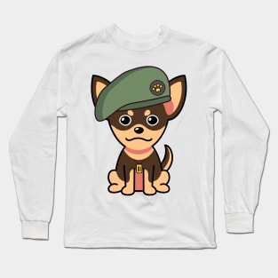 Green Beret small dog Long Sleeve T-Shirt